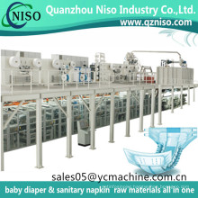 Full Servo I Shape Adult Diaper/Adult Incontinence Product Making Machine